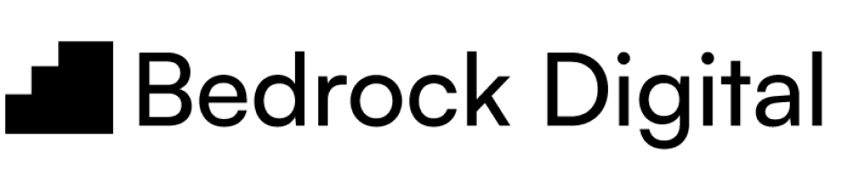 Bedrock Digital Logo (Black)